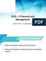 4 - C235 LP2 Lecture 4.2 - Cryptanalysis