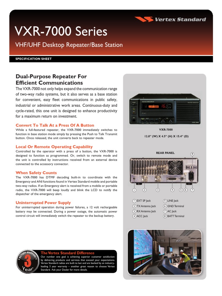 VXR7000 SpecSheet 0410 FINAL PDF Base Station Radio
