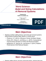 Weird Science: Creation of A Model and Sizing Calculations For Grit Removal Systems