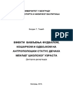 ЕФЕКТИ БАВЉЕЊА ФУДБАЛОМ, КОШАРКОМ И ОДБОЈКОМ НА АНТРОПОЛОШКИ СТАТУС ДЕЧАКА МЛАЂЕГ ШКОЛСКОГ УЗРАСТА