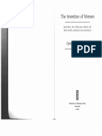 Oyeronke Oyewumi The Invention of Women Making An African Sense of Western Gender Discourses - 1997 - ChapterFOUR 1