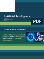 Artificial Intelligence: Prepared By: Delos Santos, Jo Sofia E. BSEE 5-1