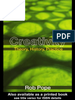 Pope, R. - Creativity Theory, History, Practice PDF