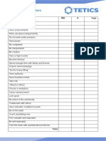 Motivational Factors:: Factor $$$ A Total