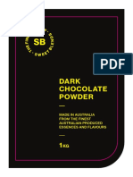 Dark Chocolate Powder: Made in Australia From The Finest Australian Produced Essences and Flavours