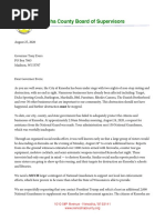 Evers National Guard Letter
