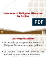 Overview of Philippine Literature by Region
