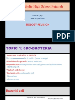 St. Mary's Catholic High School Fujairah: Biology Revision