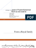 Study of Seerah of Prophet Muhammad PBUH (Autosaved)