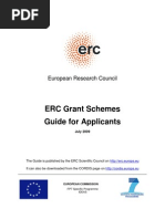 ERC Starting Grant 2024 Guidelines | PDF