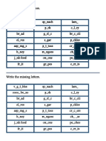 Food Dictation PDF