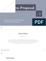 Business Proposal: General Electrics Corporate Branding and Application Development