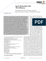 Single-Junction Organic Photovoltaic Cells With Approaching 18% Efficiency