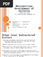 Metropolitan Development of Calcutta