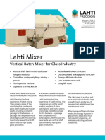 Lahti Mixer: Vertical Batch Mixer For Glass Industry