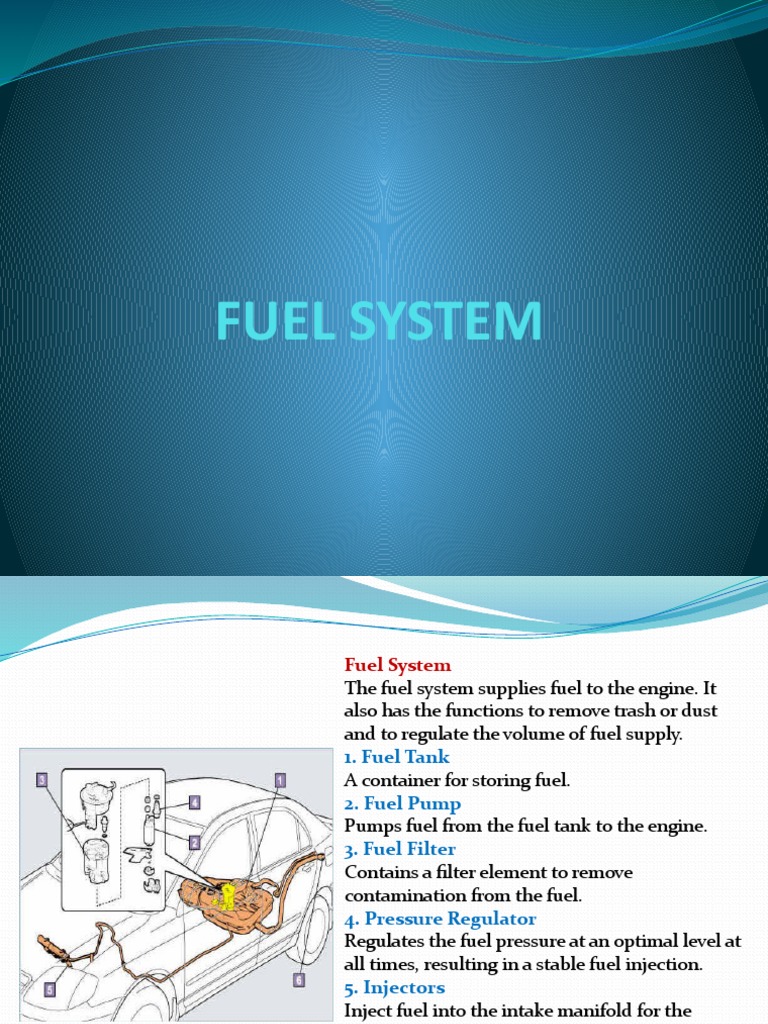 Fuel System Pdf Fuel Injection Pump