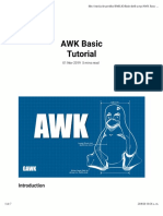AWK Basic Tutorial Terminal Root