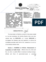Com - Res - 8732 - Ban On Projects PDF