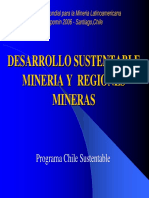 Desarrollo Sustentable Mineria y Regiones Mineras