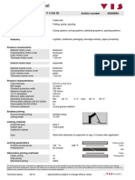 Product Data Sheet: Product Identification Article Number 30300001 F 4 GG 30