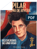 Recuerdos de una vida: Pilar Primo de Rivera