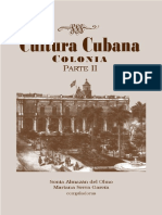 Cultura cubana. Colonia Parte II (Selección de lectura)