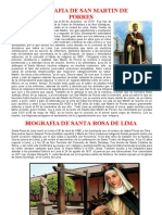 Biografia de San Martin de Porres