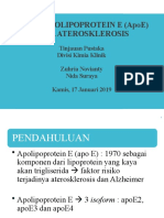 PERAN APOLIPOPROTEIN E (ApoE) PADA ATEROSKLEROSIS