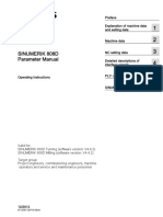 Sinumerik Sinumerik 808D Parameter Manual: 6FC5397-2EP10-0BA0