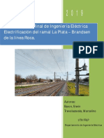 Electrificación Del Ramal La Plata Brandsen de La Línea Roca PDF