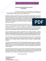 Día Nacional Del Adulto Mayor en El Perú 