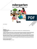 KINDER - Q1 - W6 - Mod1-Mod2 - Pagkilala Sa Simetri PDF