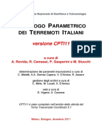 CATALOGO PARAMETRICO DEI TERREMOTI ITALIANI, Versione CPTI11 PDF