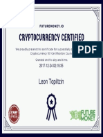 Cryptocurrency 101 Certification