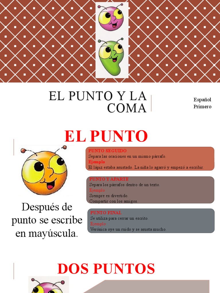 Uso del Punto y la Coma para Niños | PDF