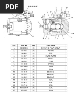 vv._o10ページ Pump Brake & Fan Cat938h | PDF