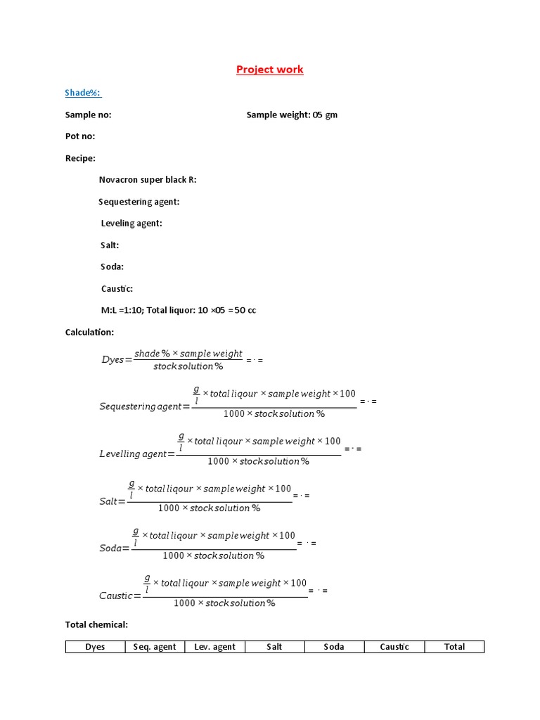 Project Work | PDF