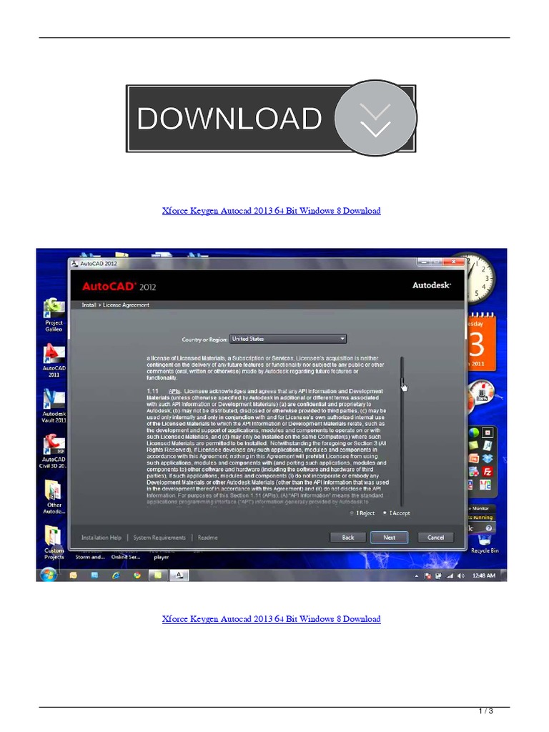 Xforce Keygen Autocad 2013 64 Bit Windows 8 Download PDF PDF Auto