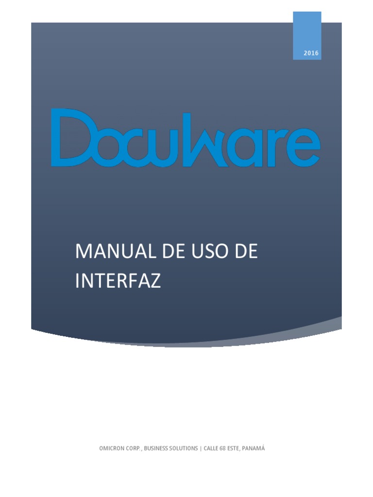 Manual Basico De Docuware Pdf Escáner De Imagen Informática
