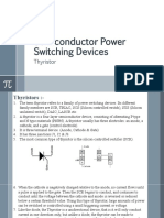 Semiconductor Power Switching Devices