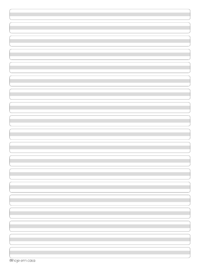 Folha A4 Caligrafia - 01 PDF | PDF