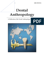 A Publication of The Dental Anthropology Association