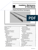 Installation, Maintenance & Parts Manual: 4100 Series End Drive Conveyors