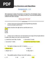 Assignment - 1.1: Data Structures and Algorithms