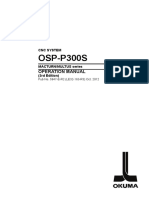 Okuma OSP P300S Operation Manual