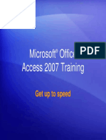 Microsoft Office Access 2007 Training: Get Up To Speed