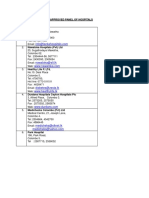 List-of-Approved-Hospital - INDIA - ITEC PDF