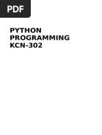 Python KNC