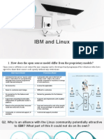 IBM and Linux: Submitted by Group 3