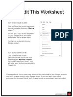 How To Edit This Worksheet: Copy "